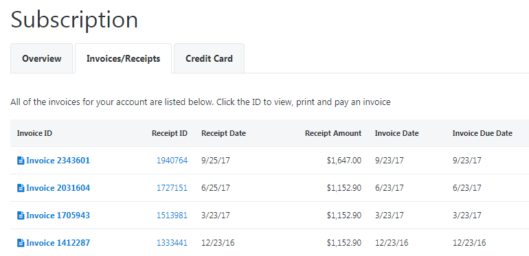 how to print your invoices receipts