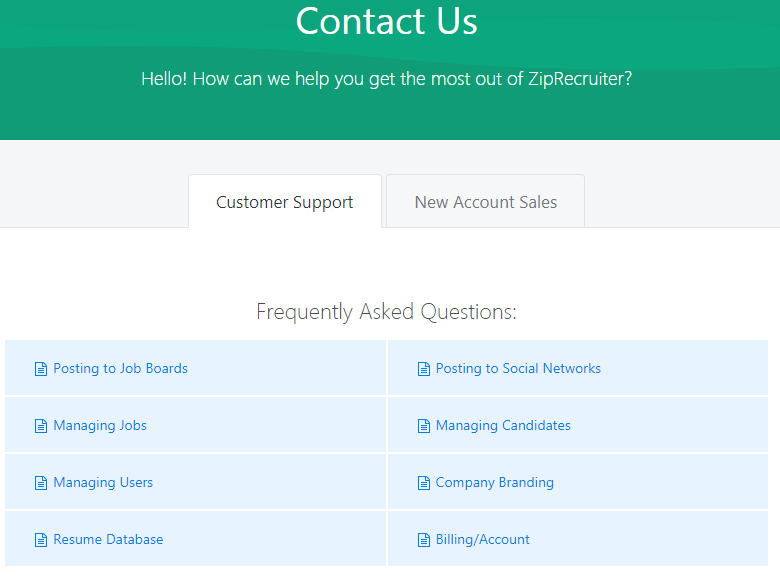 How to Contact ZipRecruiter or Leave Feedback